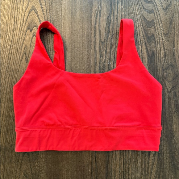 CRZ Yoga Red Leggings & Bra Set, Medium - Picture 3 of 8